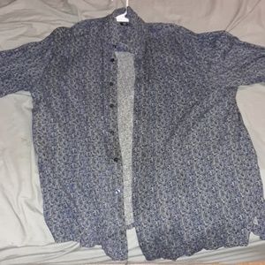 Tribal Button up short sleeve shirt
